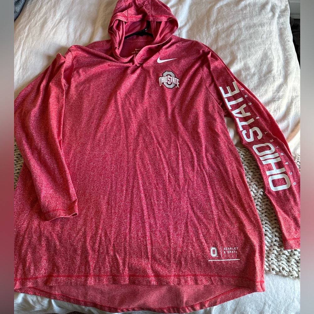 Ohio State hooded shirt